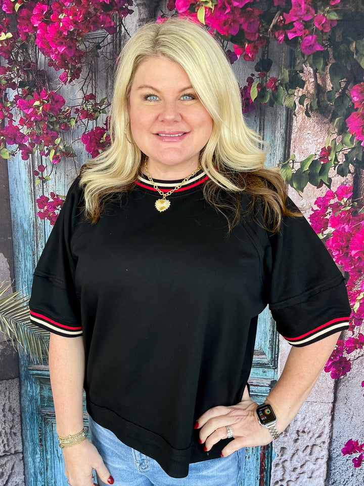 Comfy All The Way Top - Black