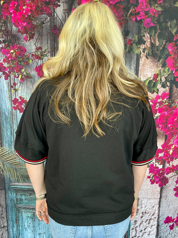 Comfy All The Way Top - Black