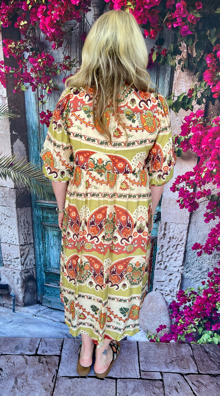 Mix It Up In Green Dress