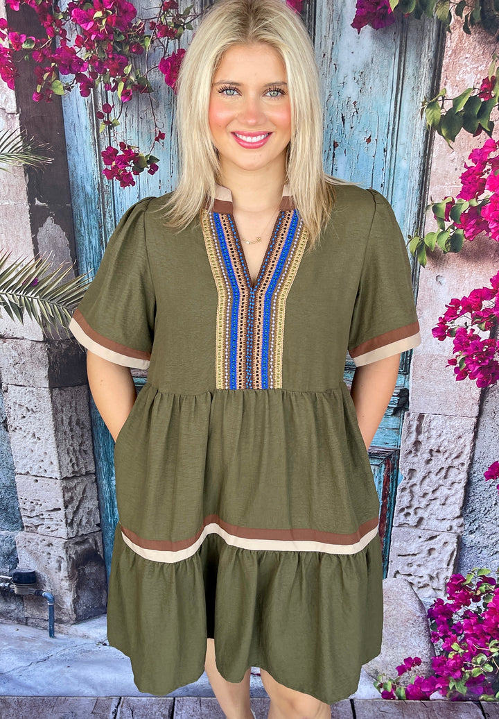 Extra Olives Please Dress - Olive