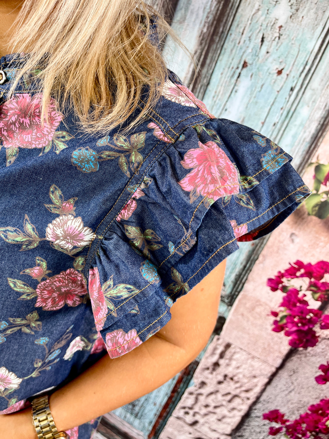 Denim And Daisies Top