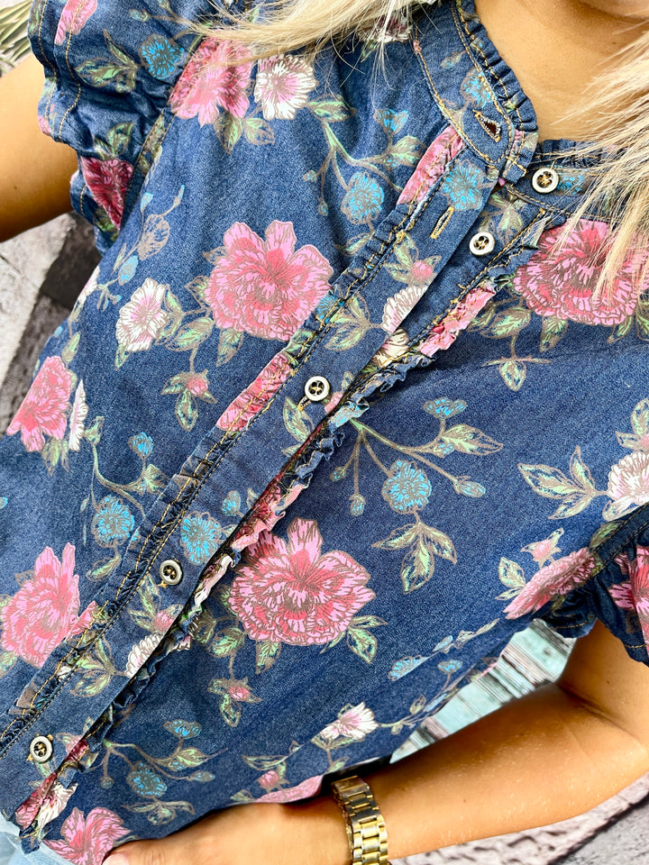 Denim And Daisies Top