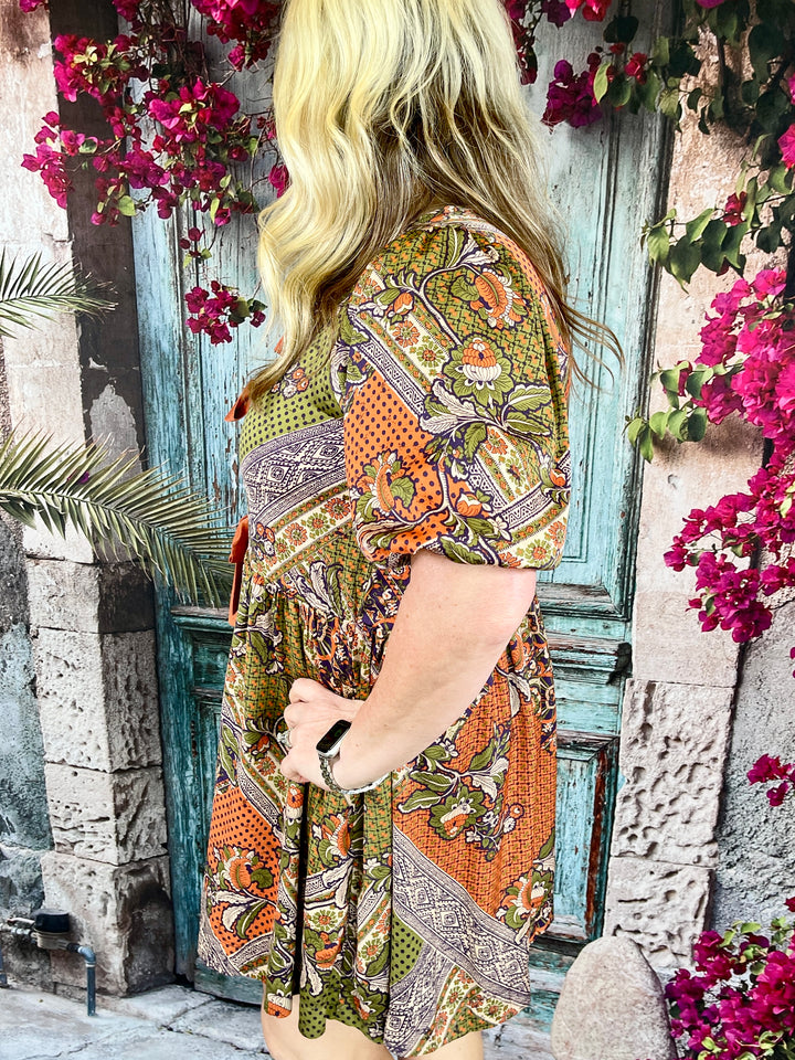 Midnight Olive Dress