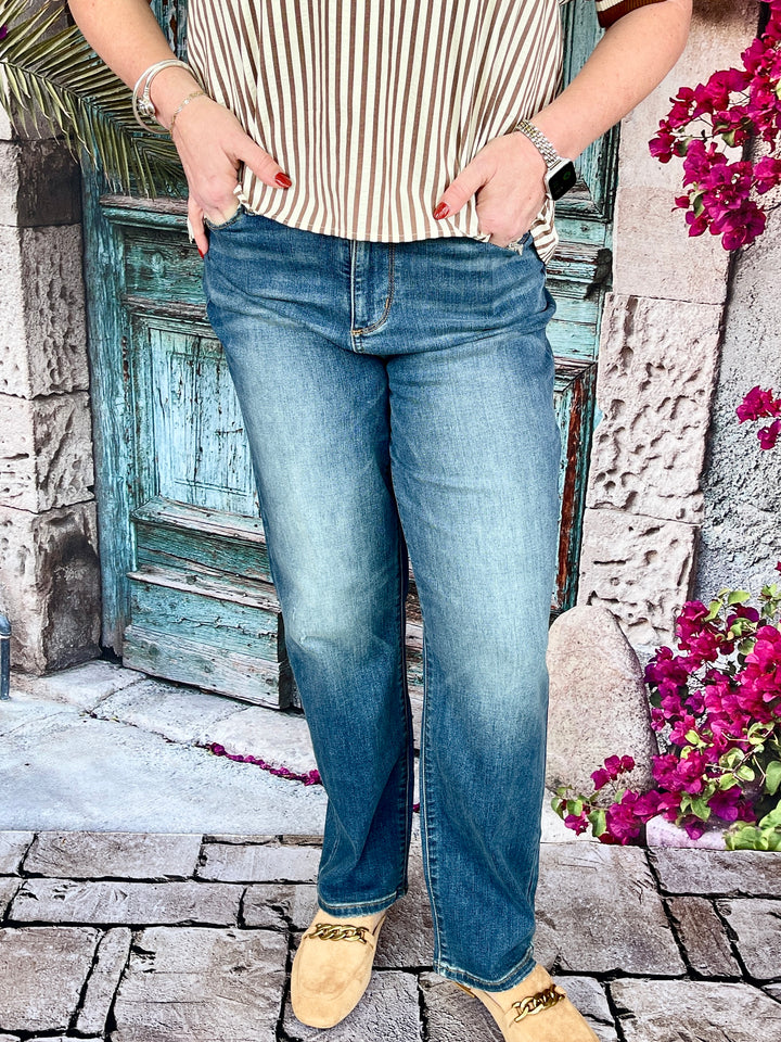Judy Blue High Waist Straight Leg