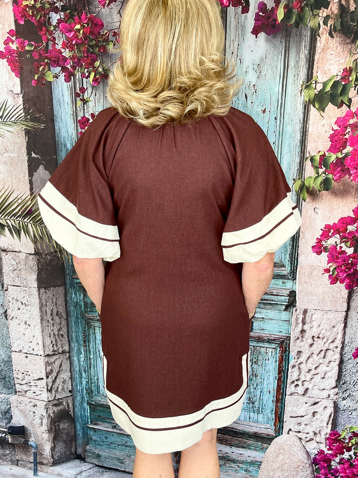 Sweet Ladies Dress- Chocolate