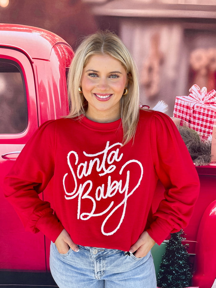 Kelly Sweatshirt - Santa Baby