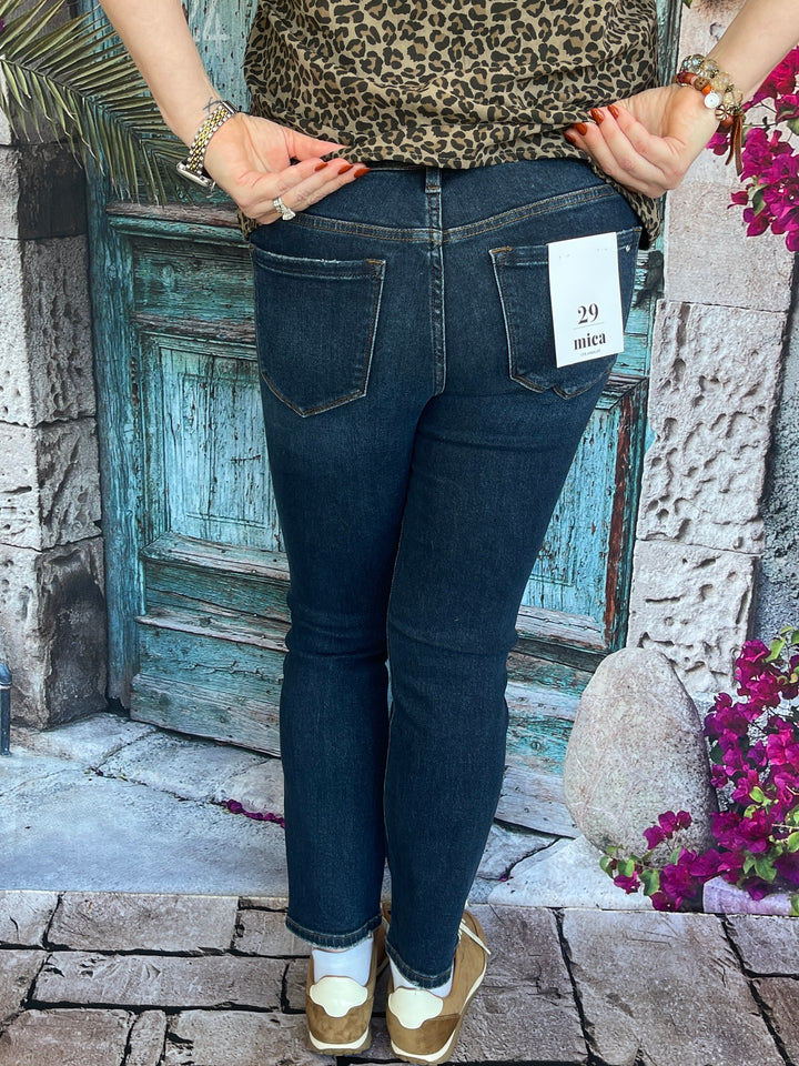 Mica Denim Mid Rise Cigarette Ankle