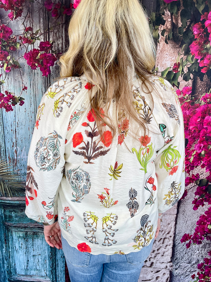 Bashful In Blooms Top