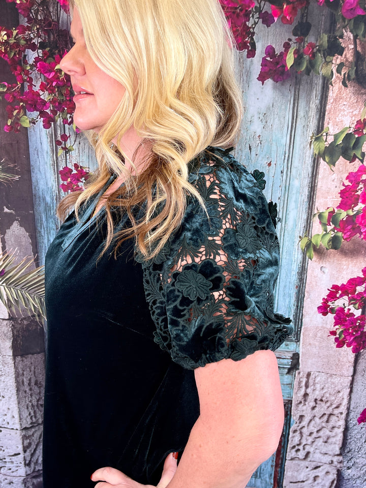 Lucky Lady Top - Teal Green