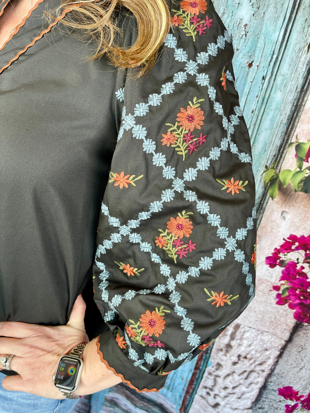 Festive Spice Top- Black