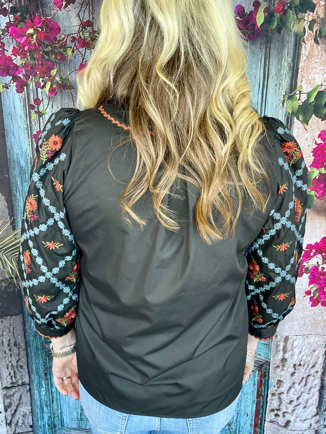 Festive Spice Top- Black