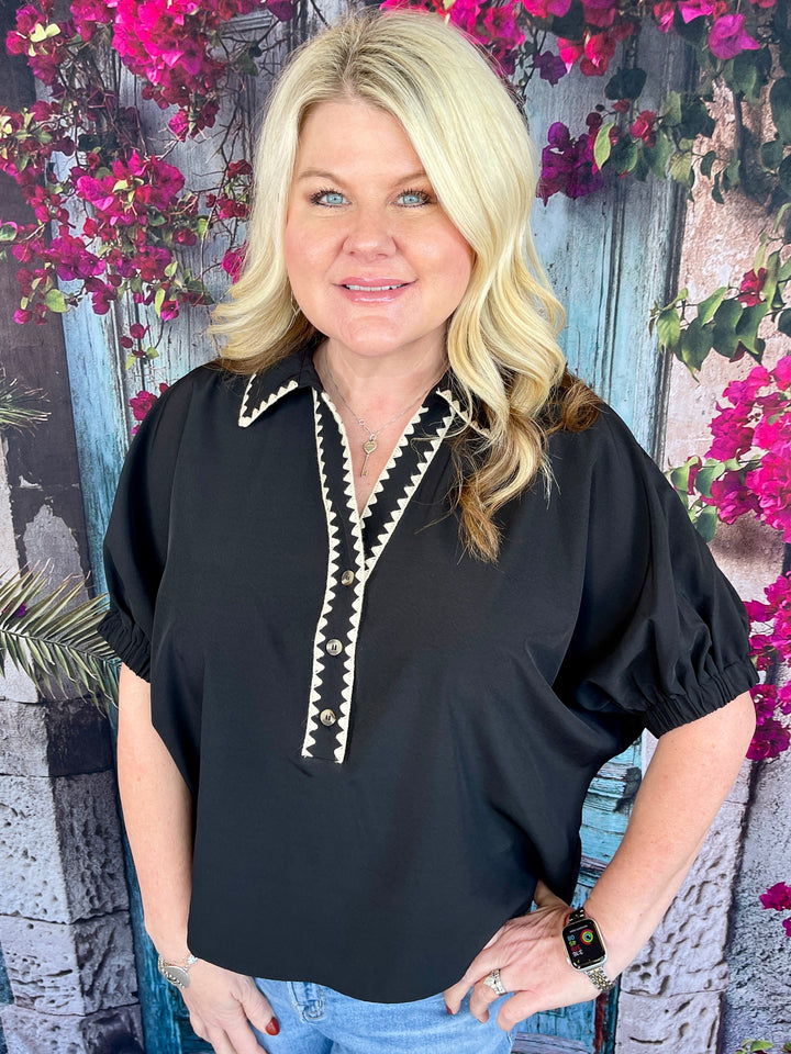 Girl Named Sue Top - Black