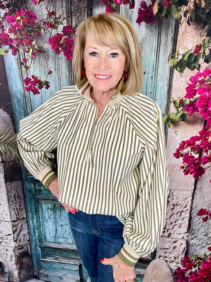 It Just Works Top - Olive