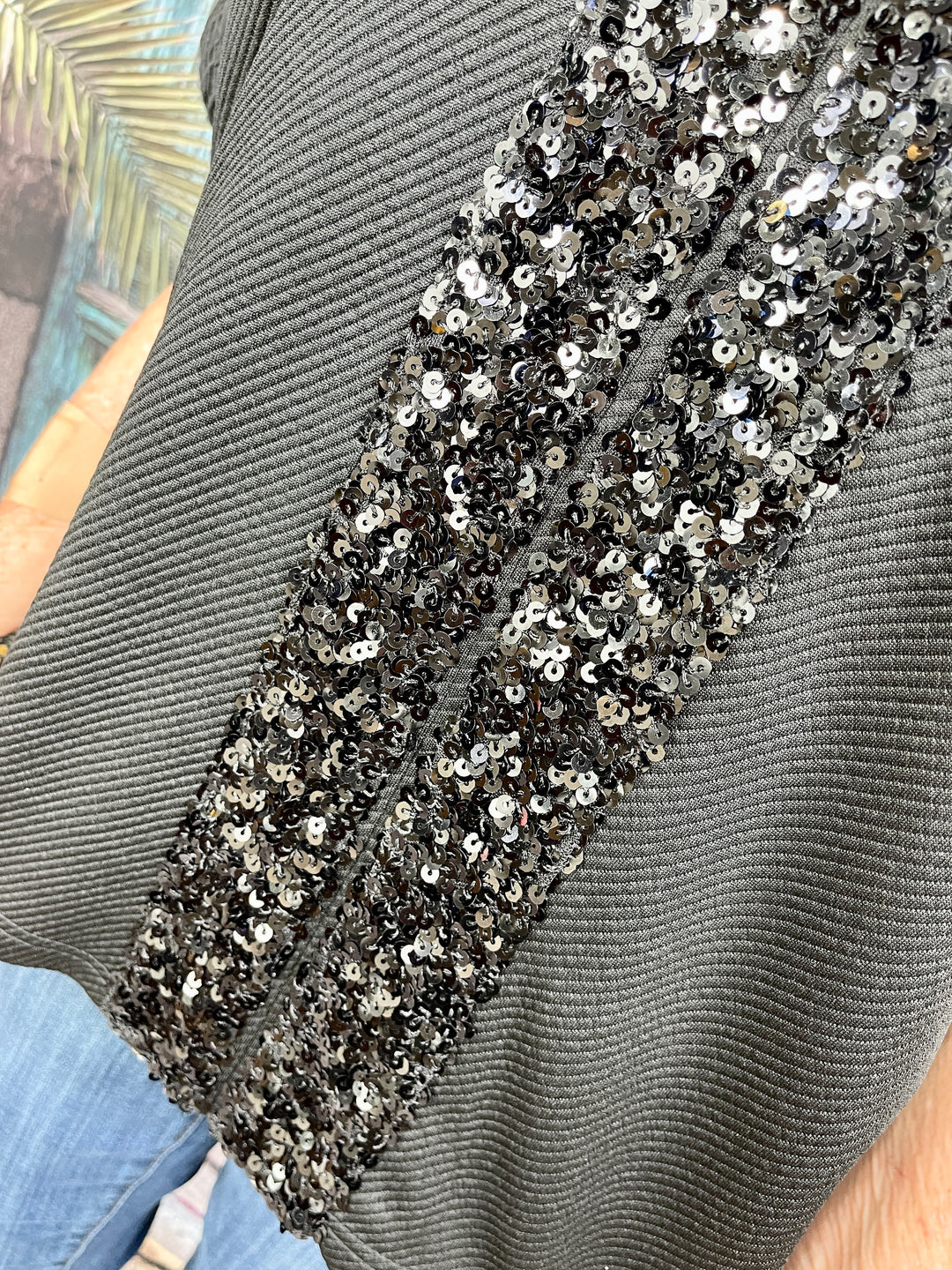 Bling Me Please Top - Black