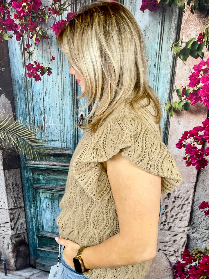 La La Lovely Top - Mocha