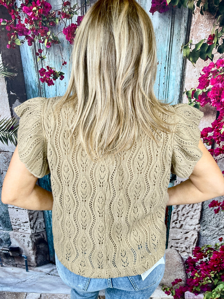 La La Lovely Top - Mocha