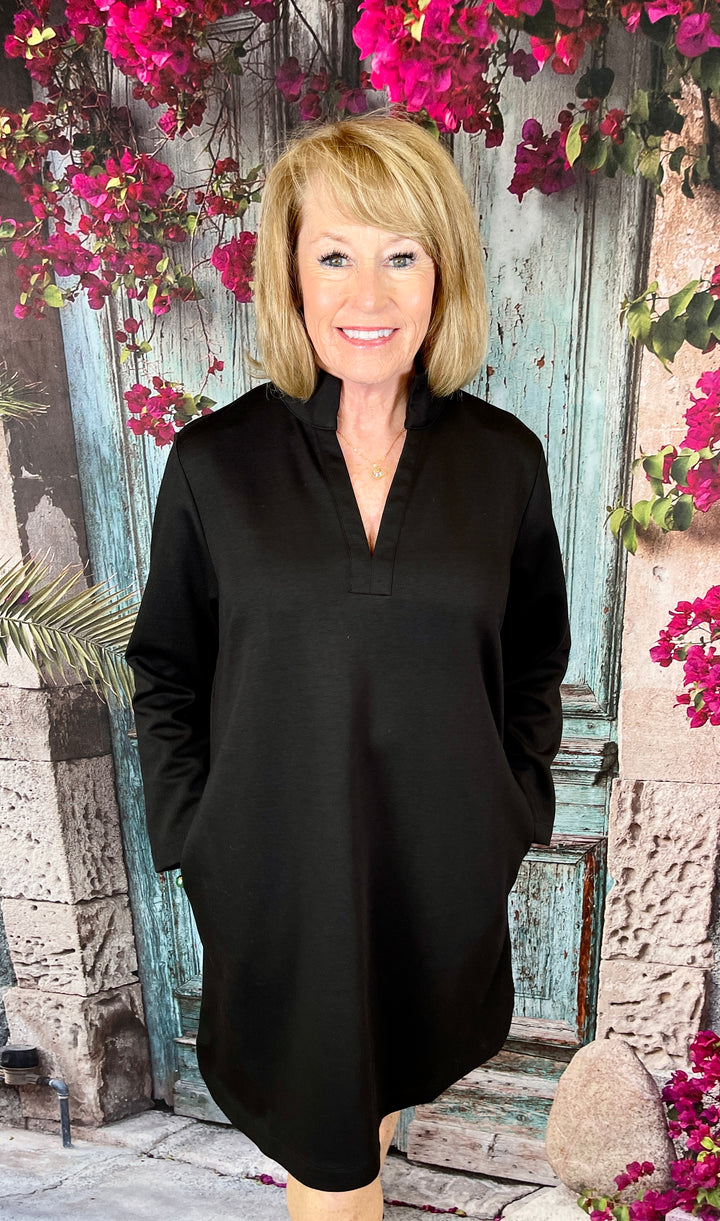 Easy Peasy Dress - Black