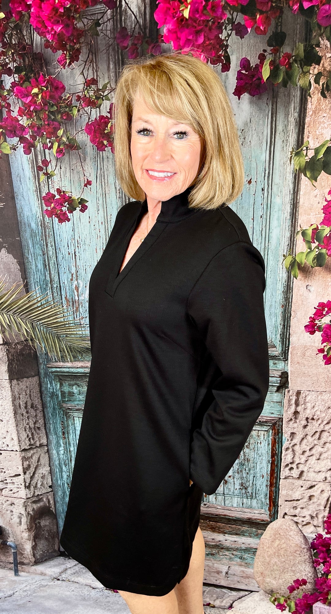 Easy Peasy Dress - Black