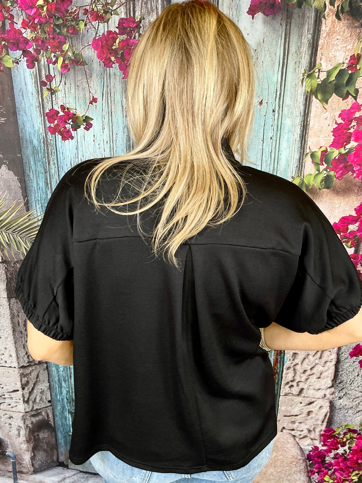 Don't Ever Change Top- Black