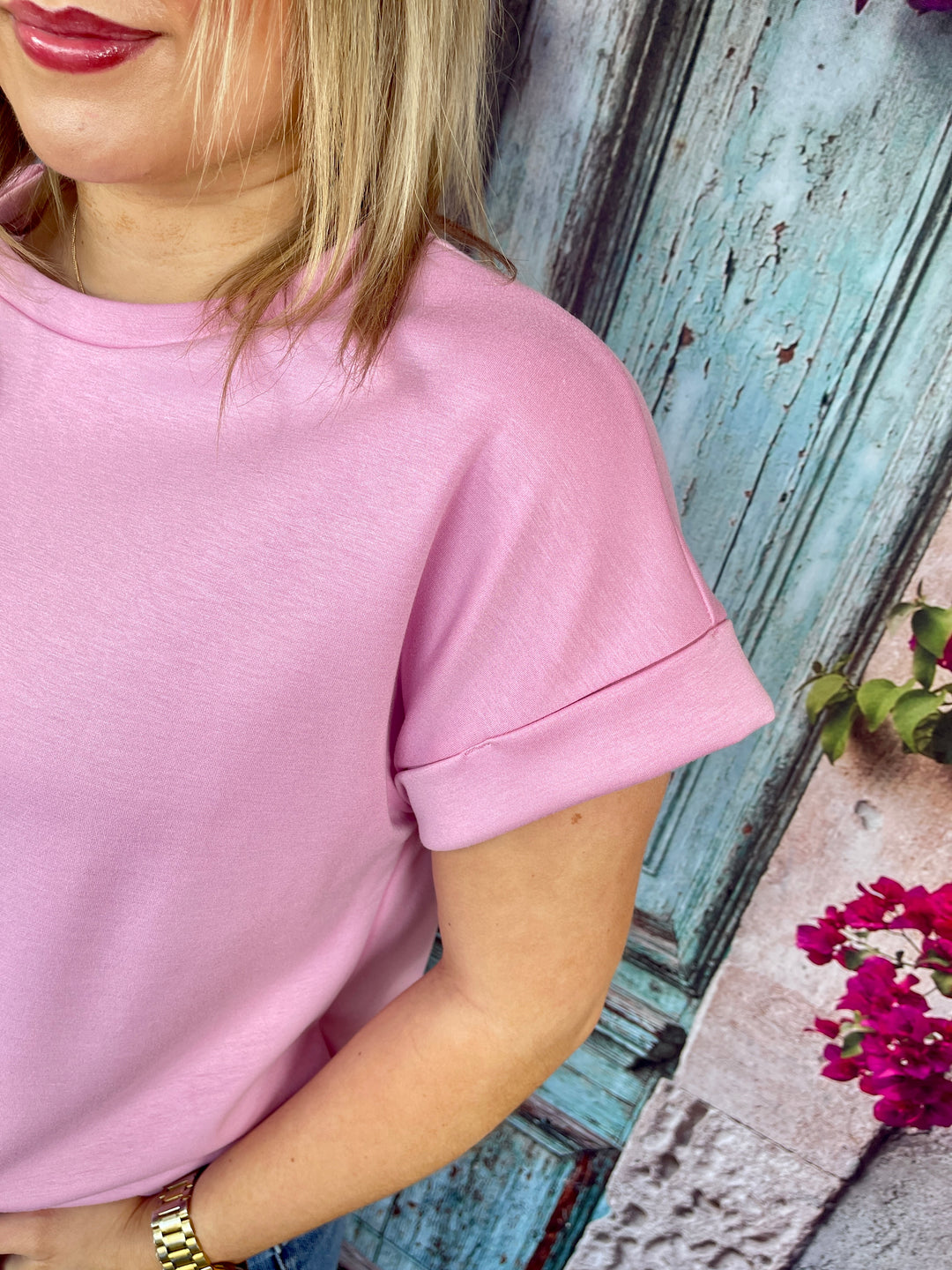 Cozy Rozy Top - Pink