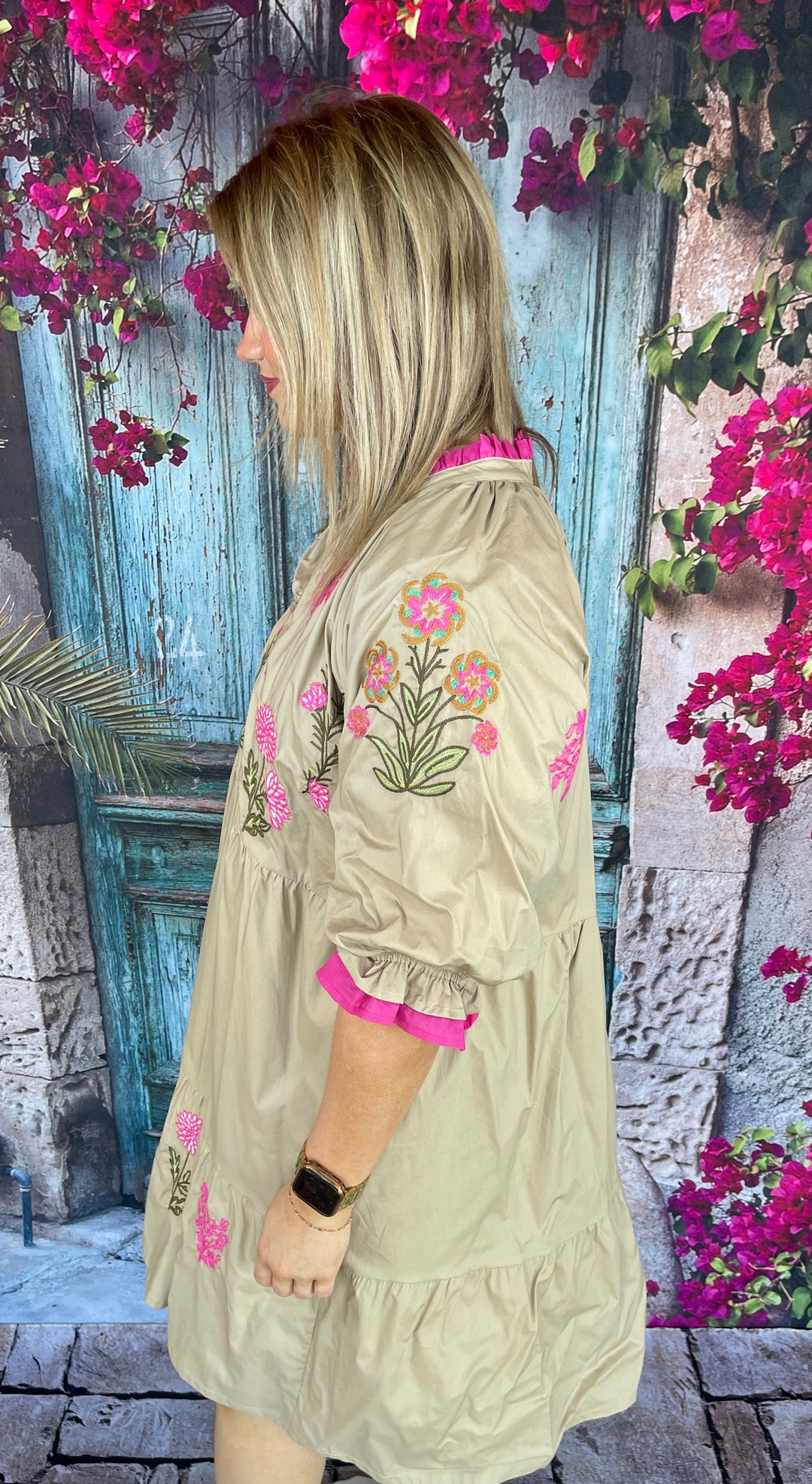 FINAL SALE Candace Dress - Taupe