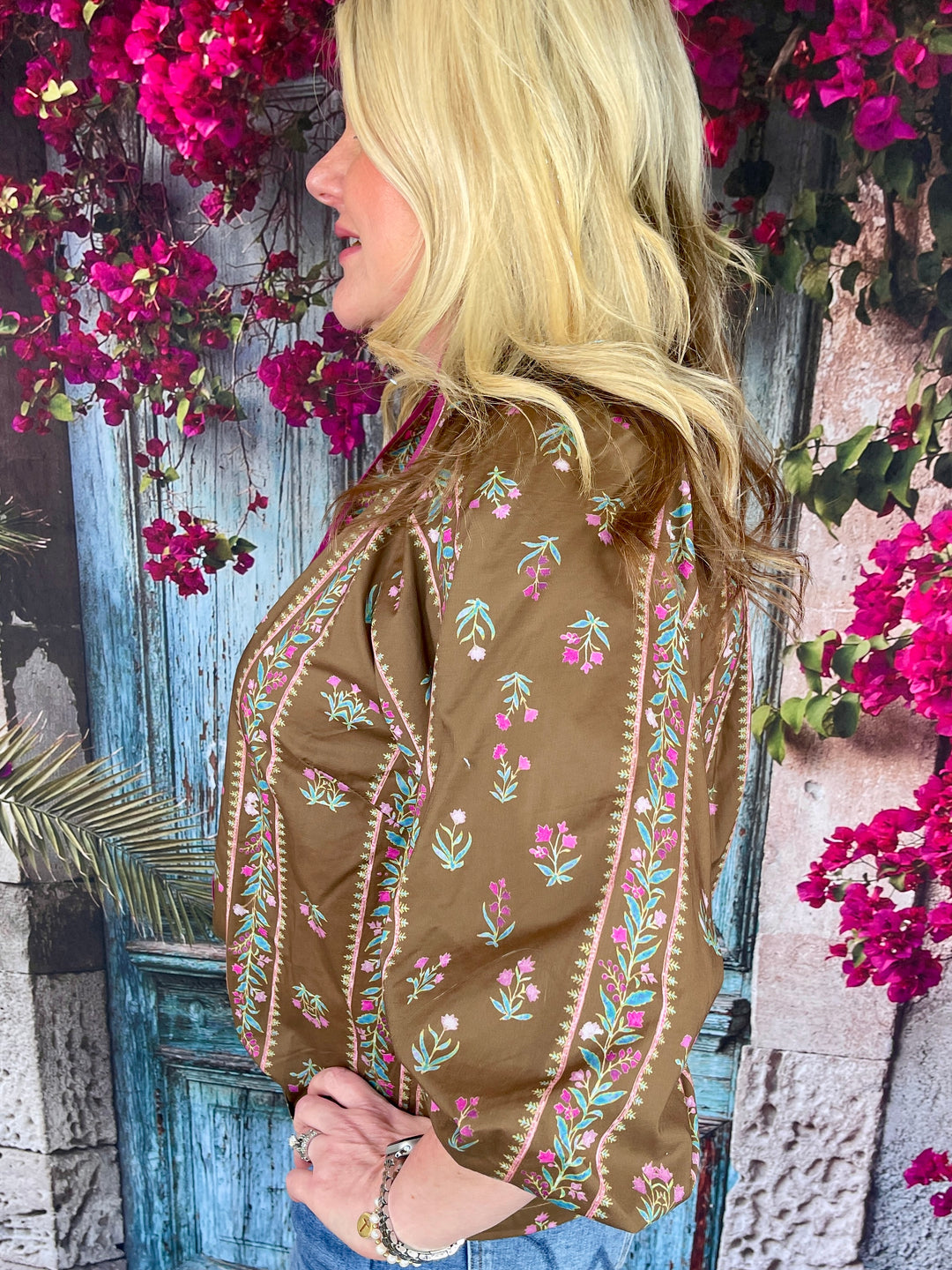 FINAL SALE Baby Breath Top - Brown