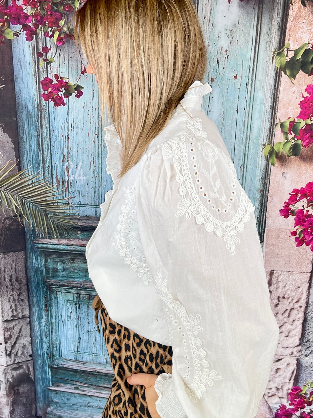 Cutie In Crochet Top - White