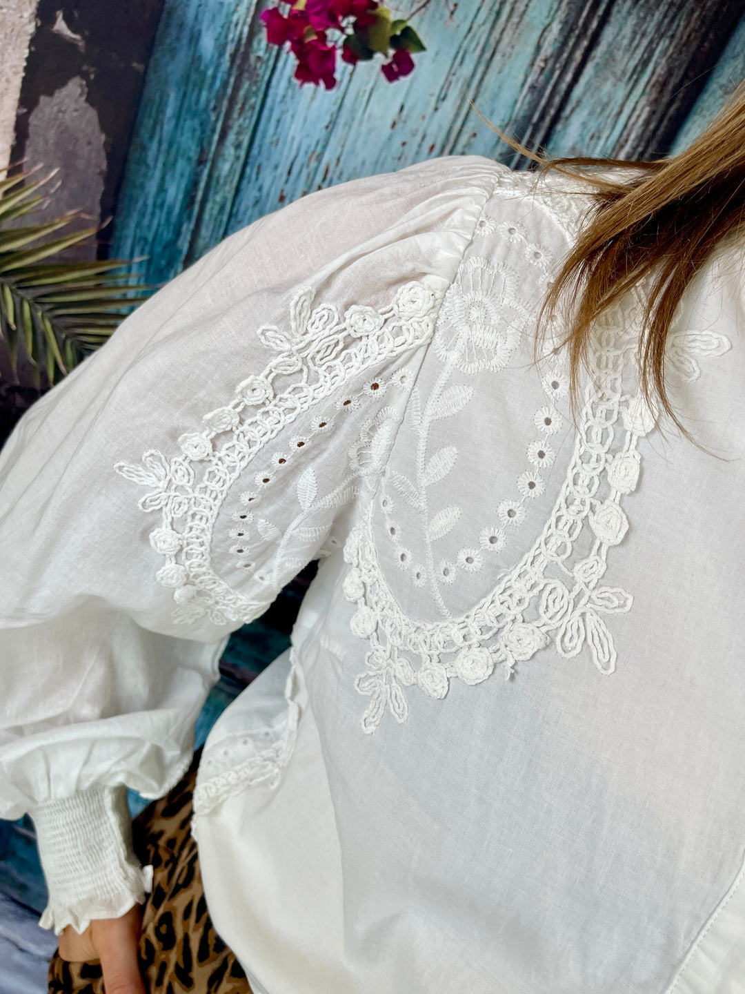 Cutie In Crochet Top - White