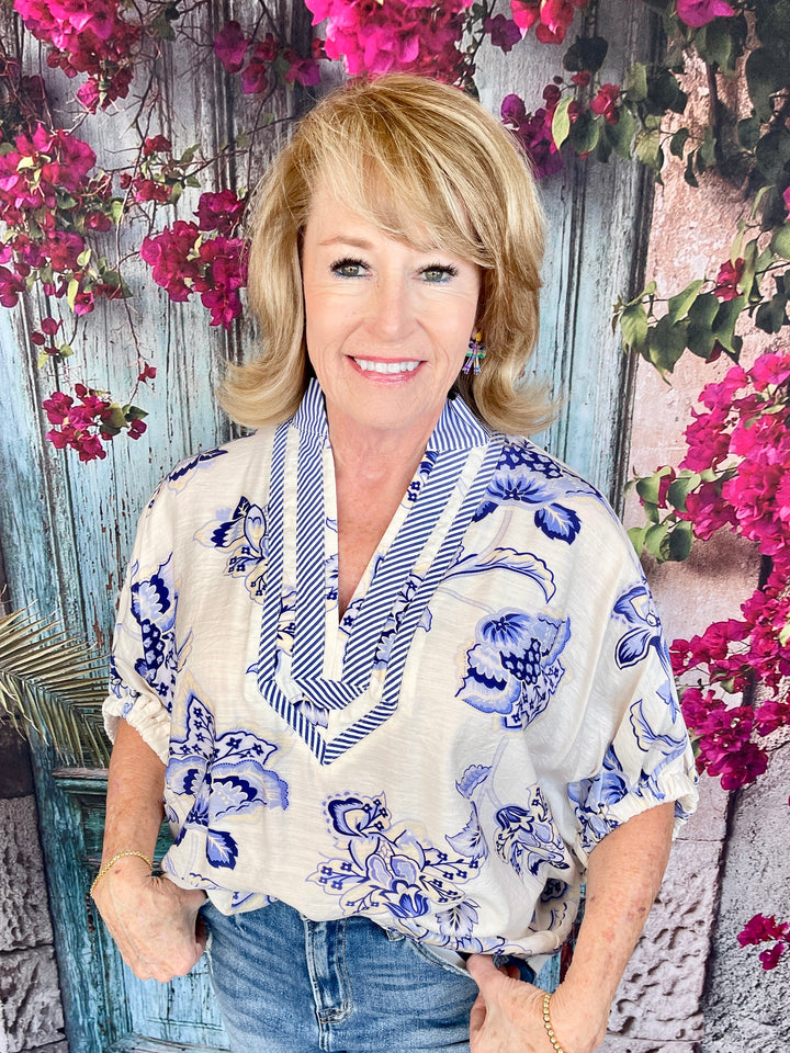 Free Falling Top - Blue