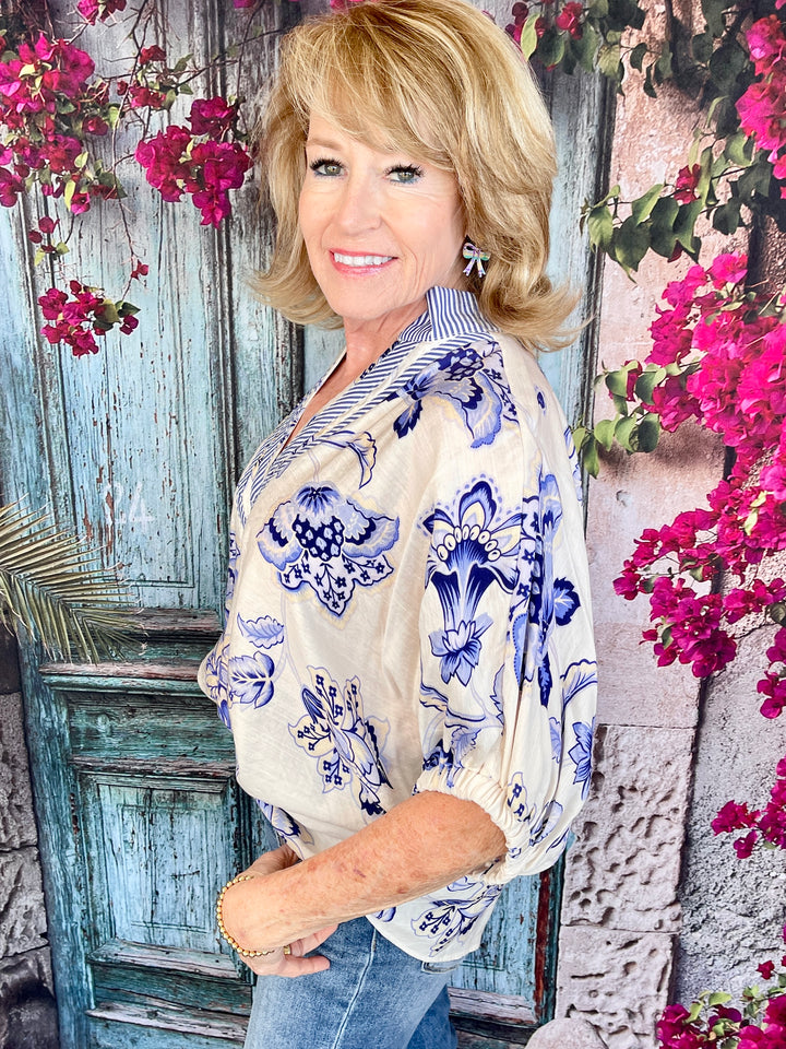 Free Falling Top - Blue