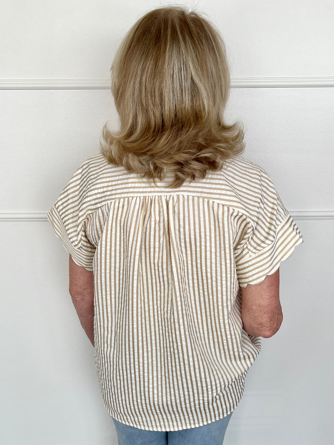 Around The Corner Top - Latte