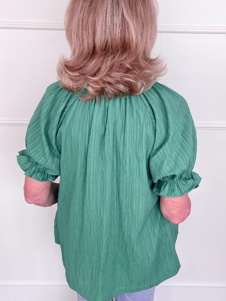 FINAL SALE Go Green Top