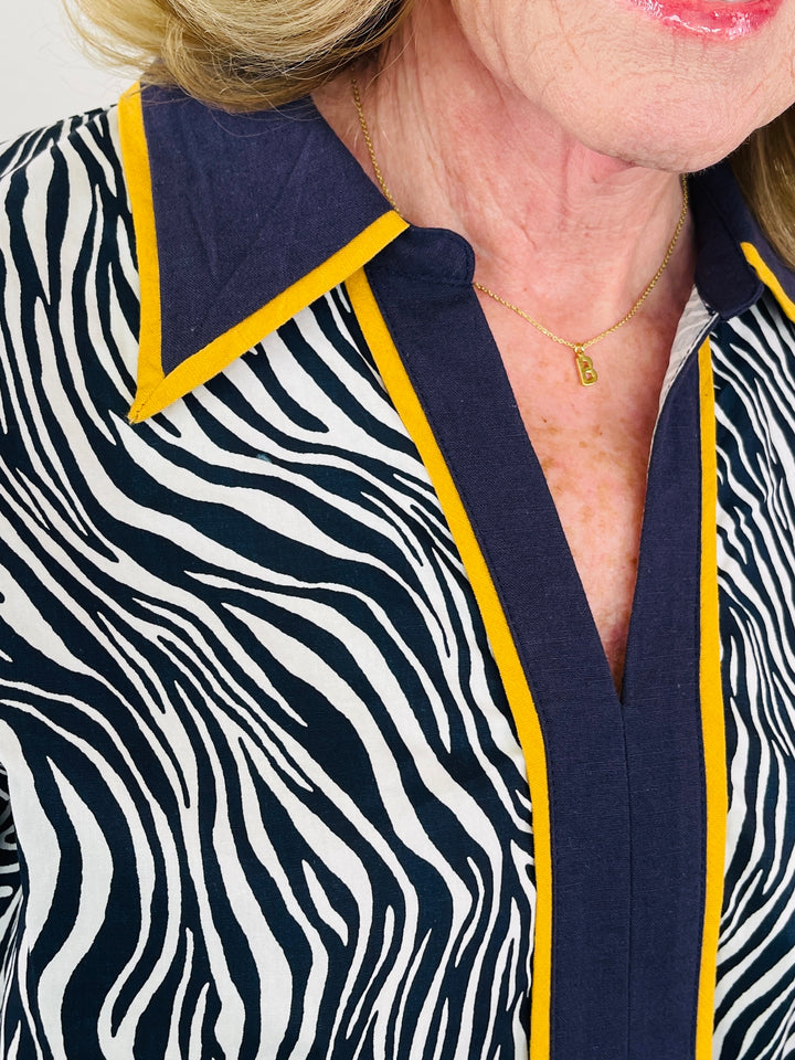 Betsey Top - Navy