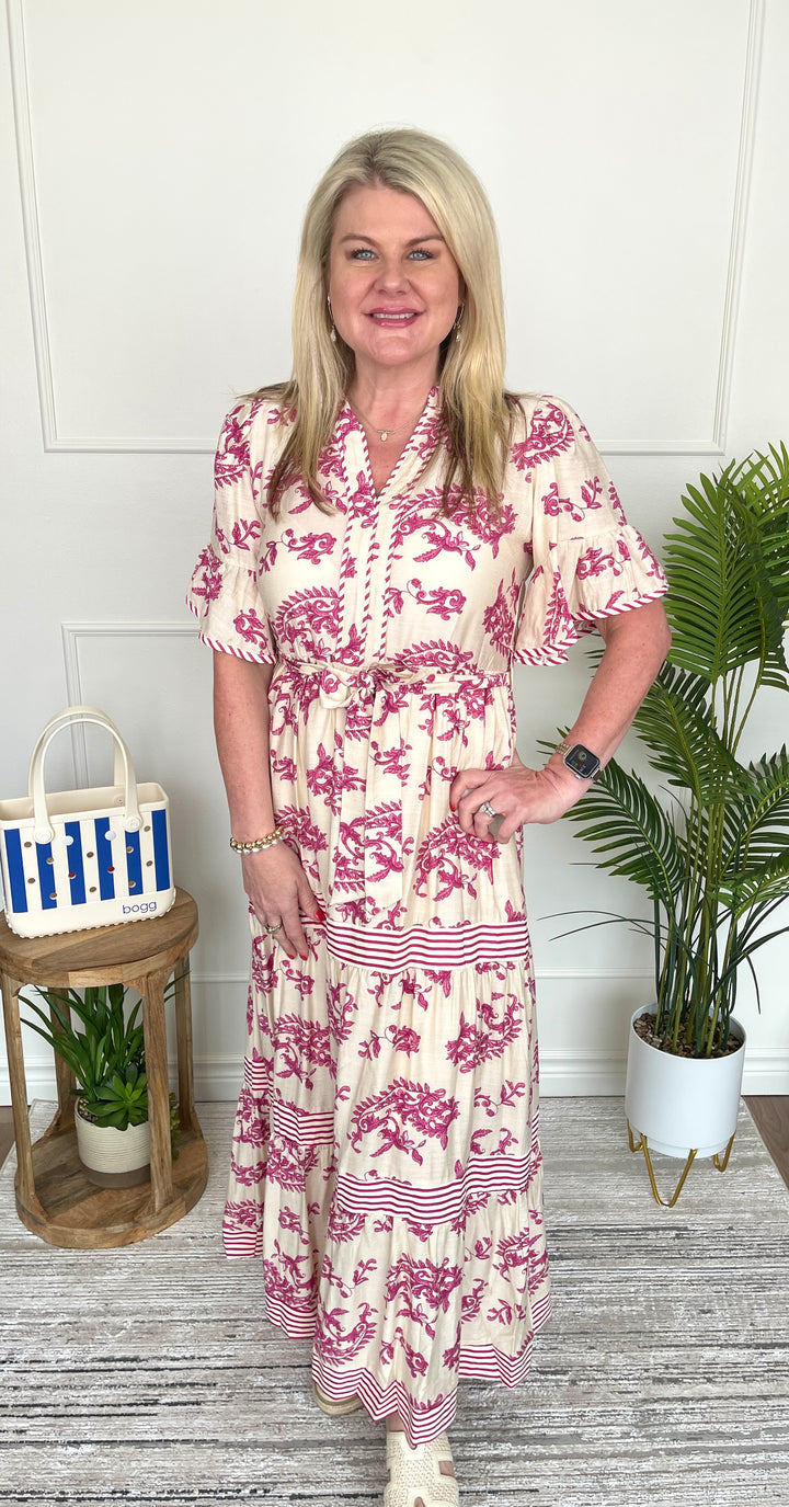 Natasha Dress - Magenta
