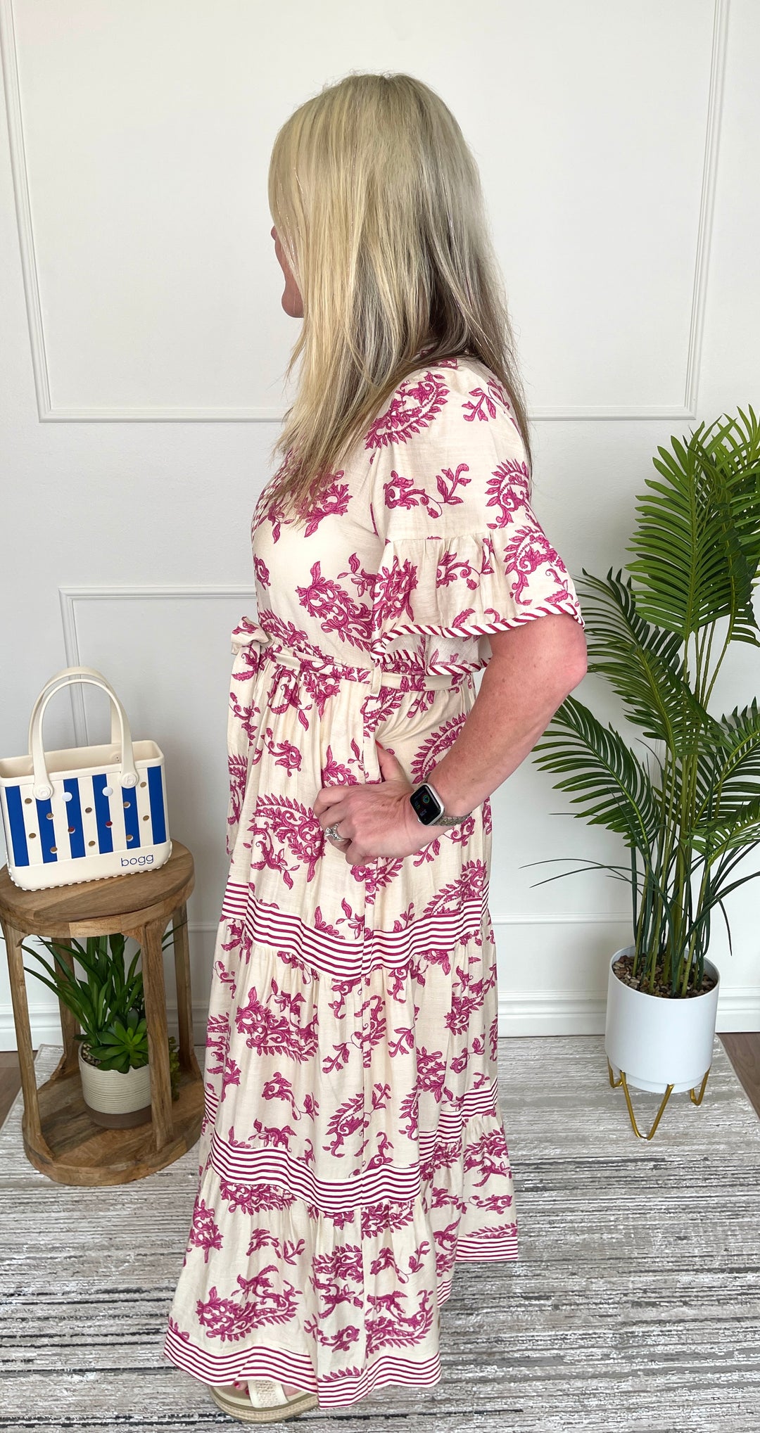 Natasha Dress - Magenta