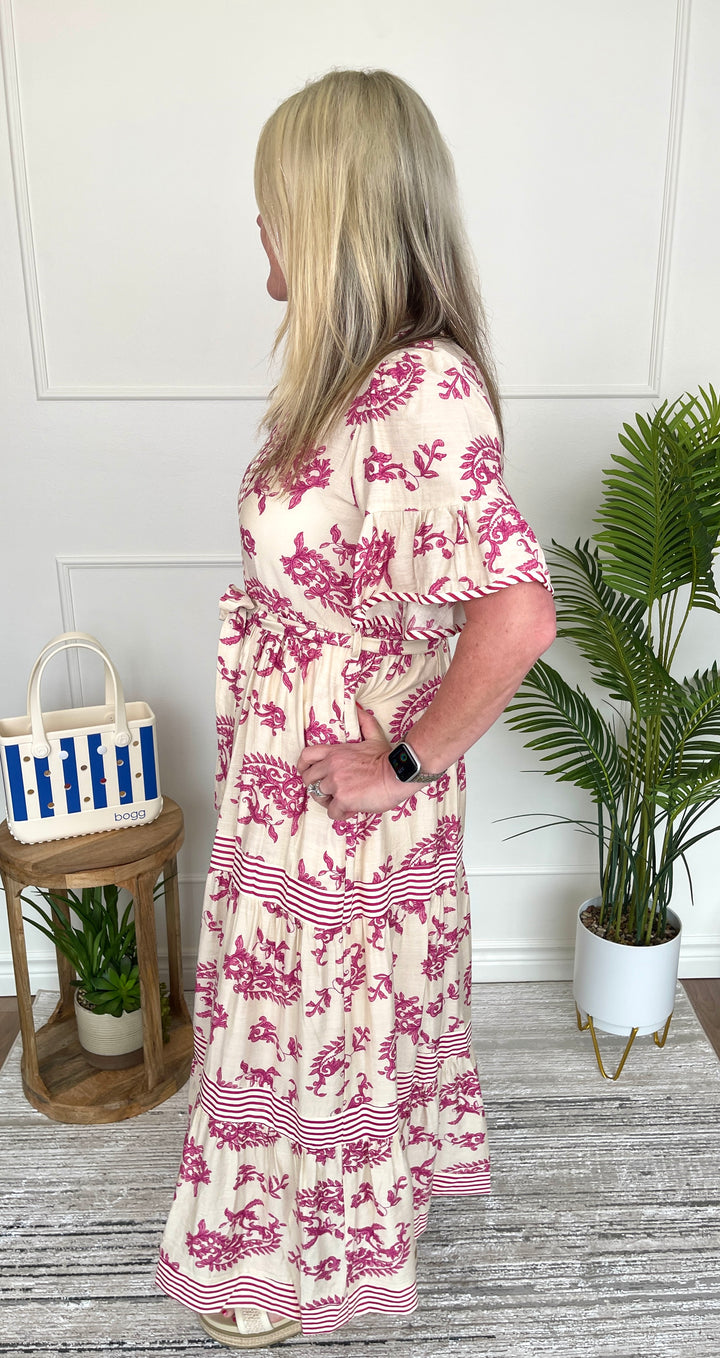 Natasha Dress - Magenta