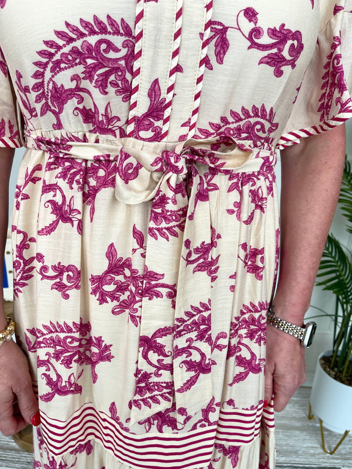 Natasha Dress - Magenta