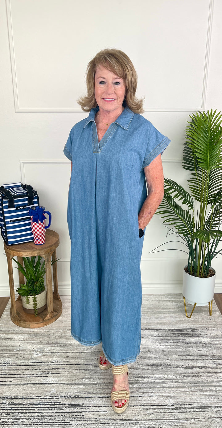 Lady Belle Denim Dress