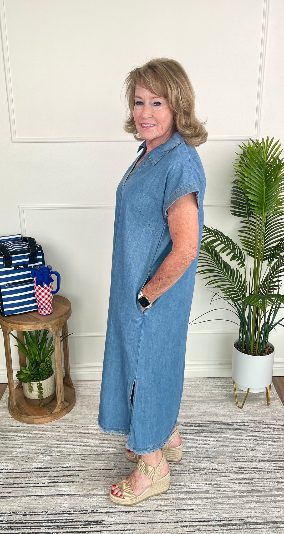 Lady Belle Denim Dress