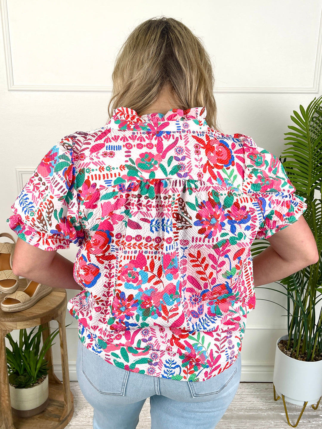 Pass Me The Pina C Top - Pink