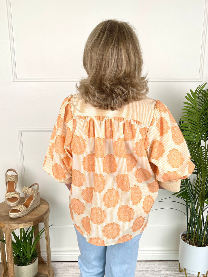 Orange You Glad To See Me Top