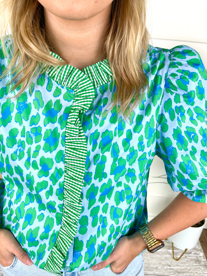 Wild About Green Top