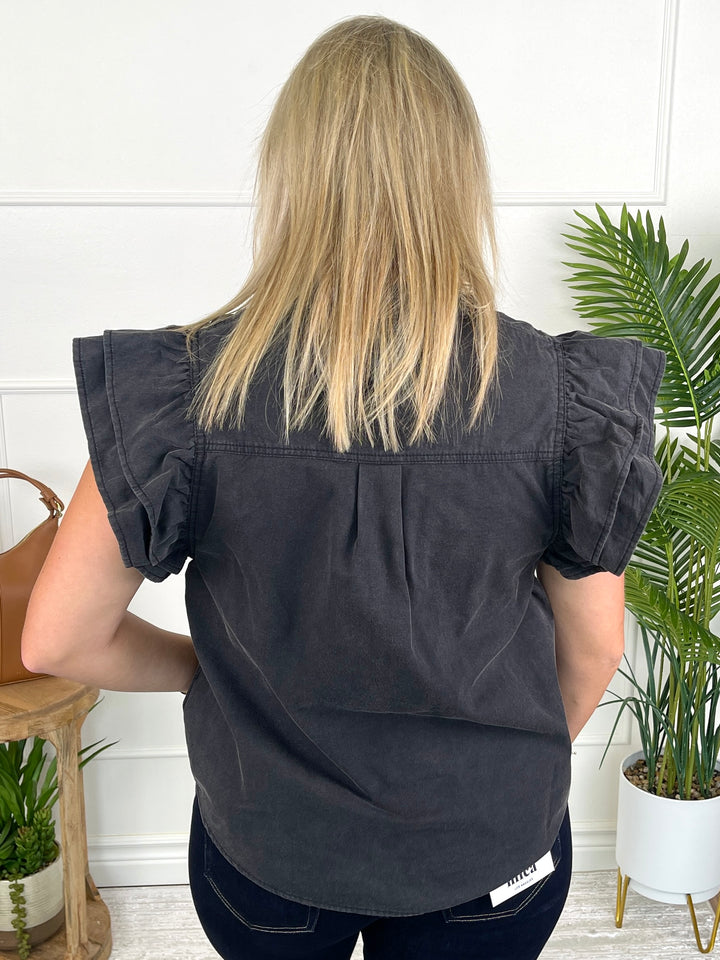 Go Big Or Go Home Top - Black