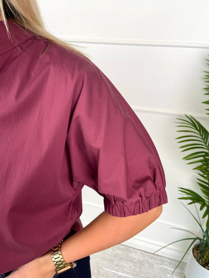 Easy Breezy Top - Wine