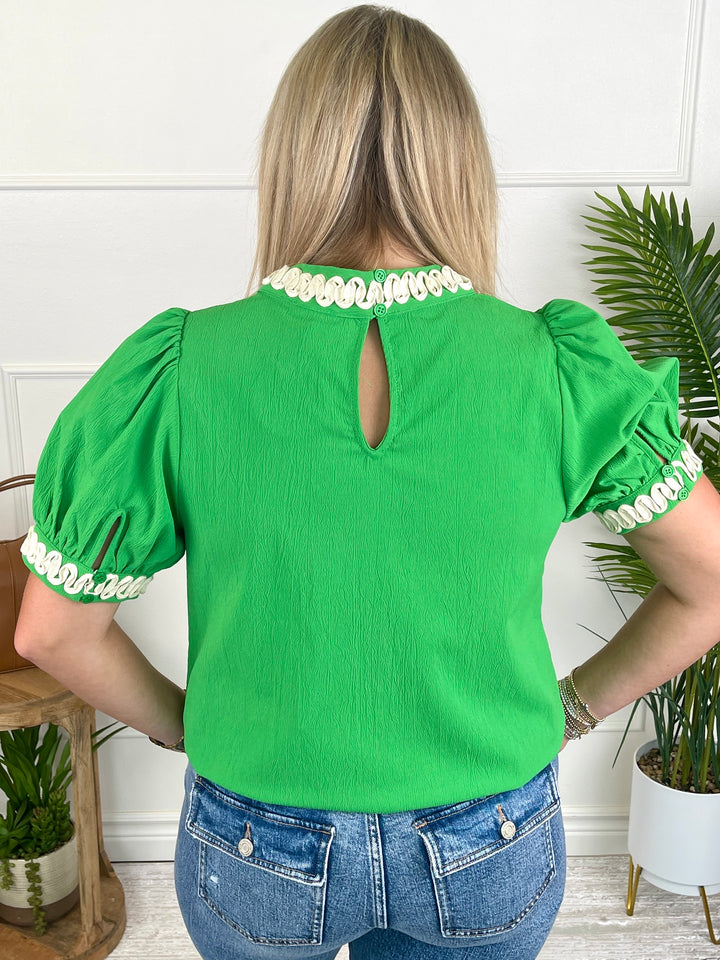 It's All In The Detail Top - Green