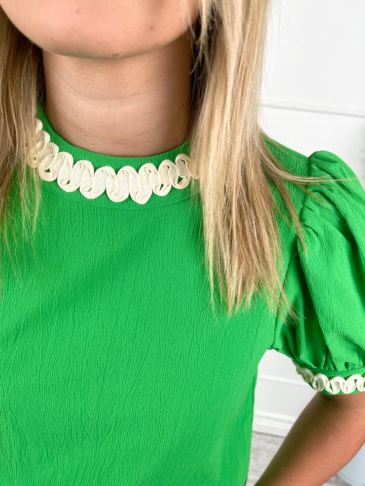 It's All In The Detail Top - Green