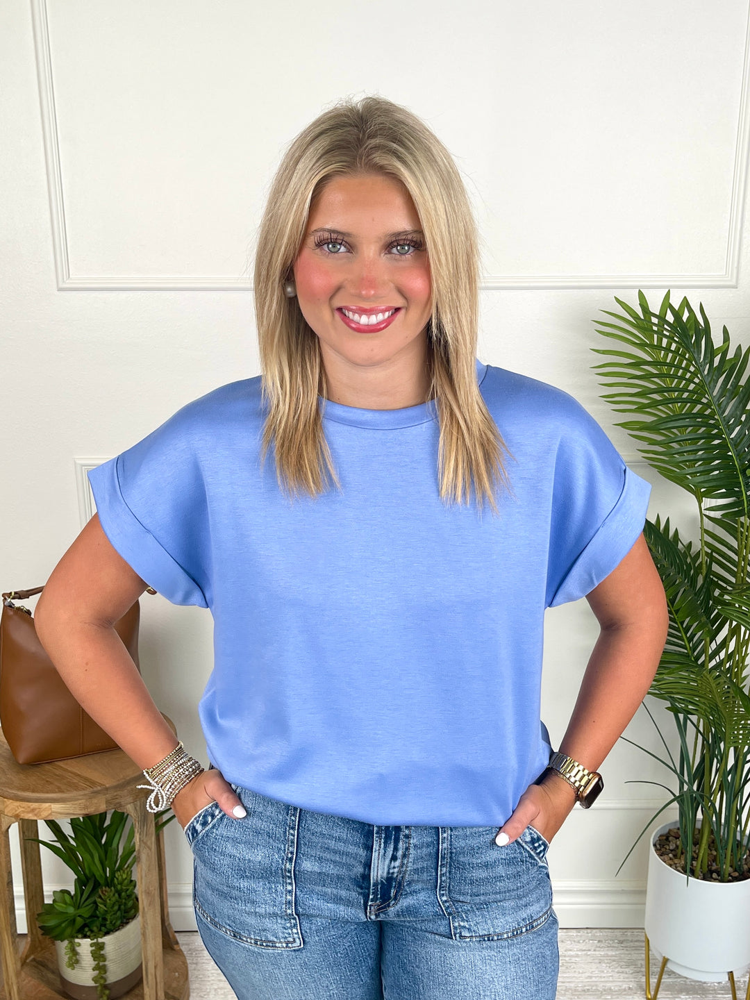 Cozy Rozy Top - Blue