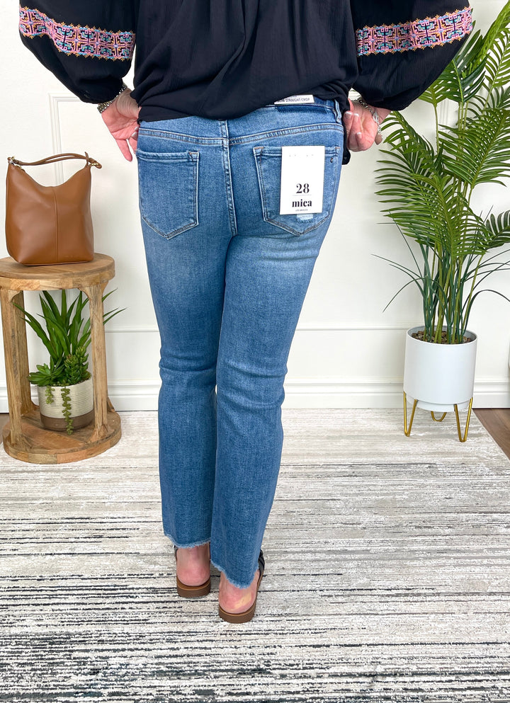 Mica Denim Freestyle Mid Rise Crop