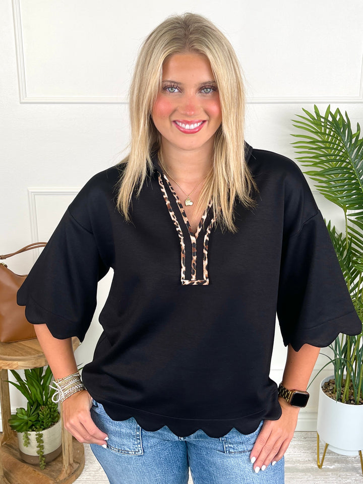 Wild About Comfort Top - Black