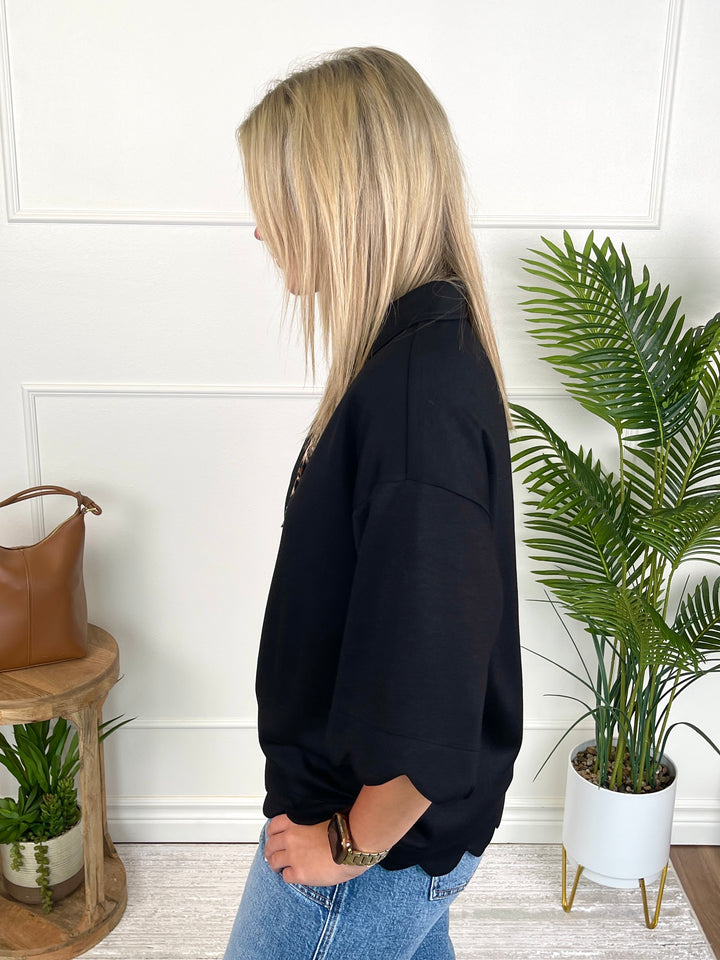Wild About Comfort Top - Black